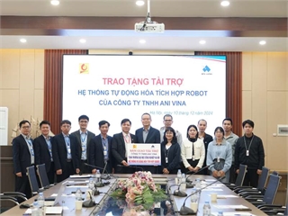 Khoa Điện, Trường Đại học Công nghiệp Hà Nội tiếp nhận tài trợ hệ thống tự động hóa tích hợp robot từ Công ty TNHH Ani Vina