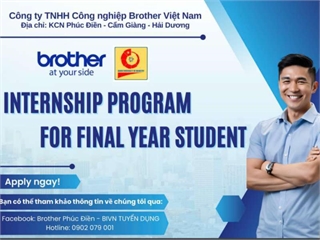 Hội thảo thực tập, việc làm và phỏng vấn trực tiếp của Công ty TNHH Công nghiệp Brother Việt Nam