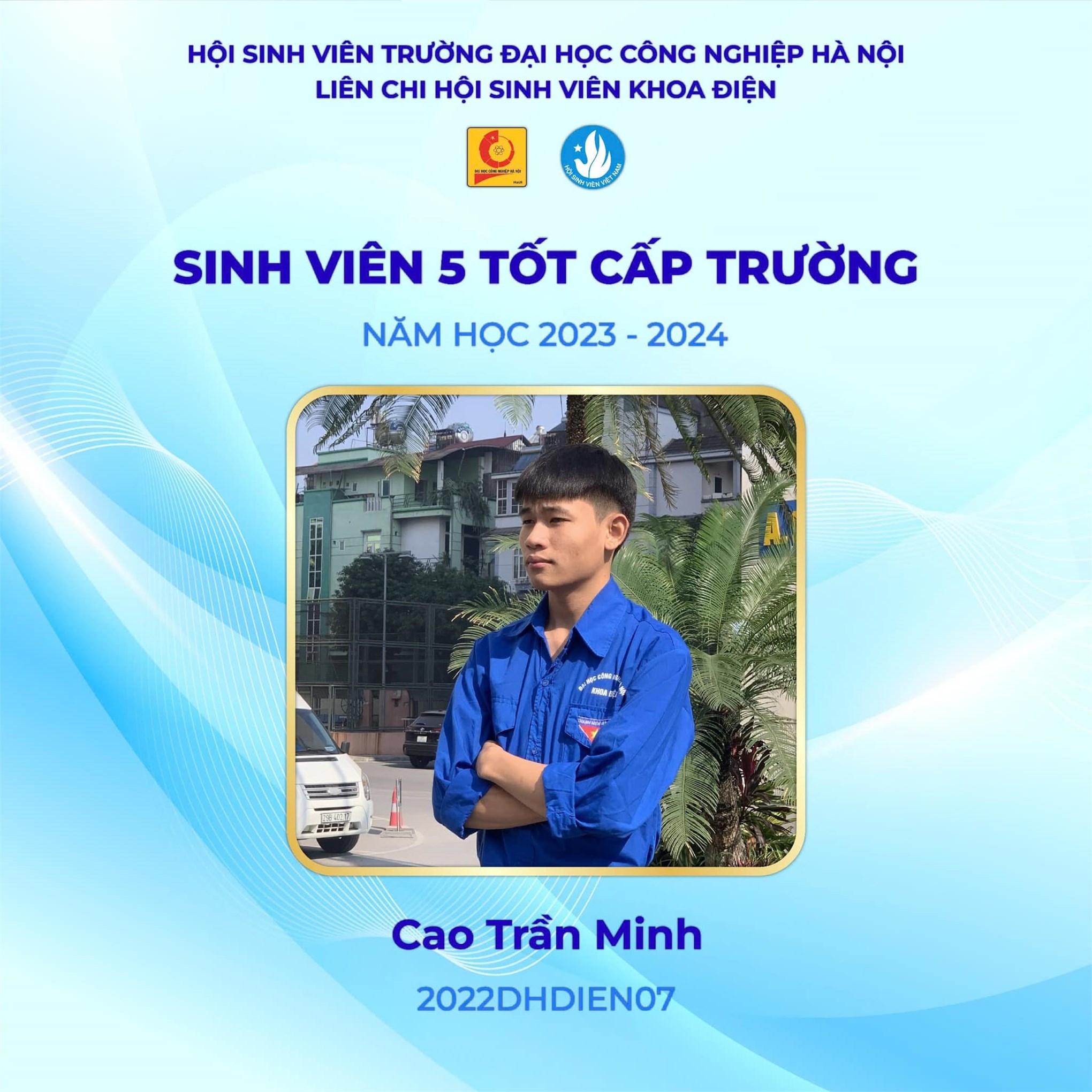 Vinh danh các cá nhân xuất sắc đạt danh hiệu sinh viên 5 tốt năm học 2023-2024