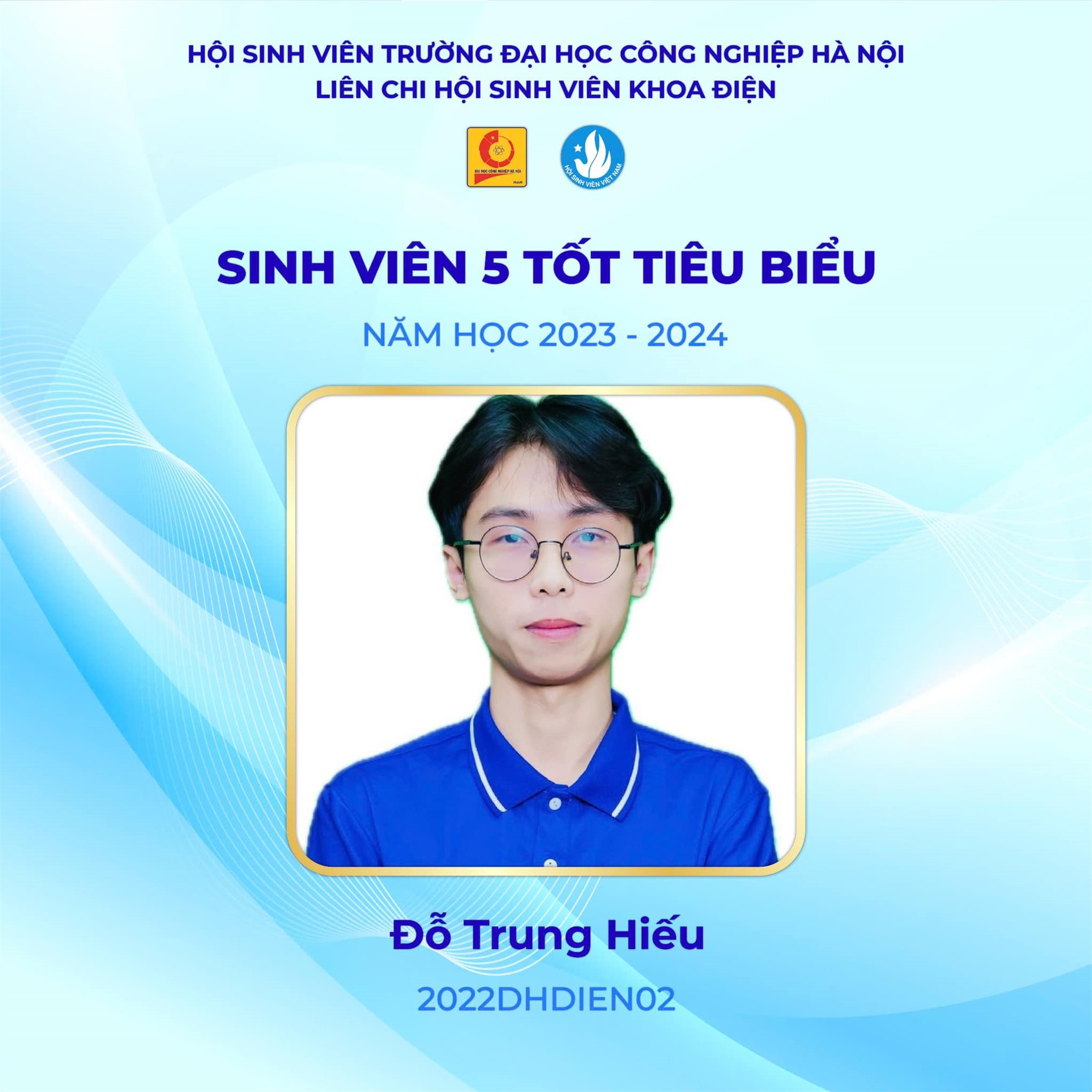 Vinh danh các cá nhân xuất sắc đạt danh hiệu sinh viên 5 tốt năm học 2023-2024