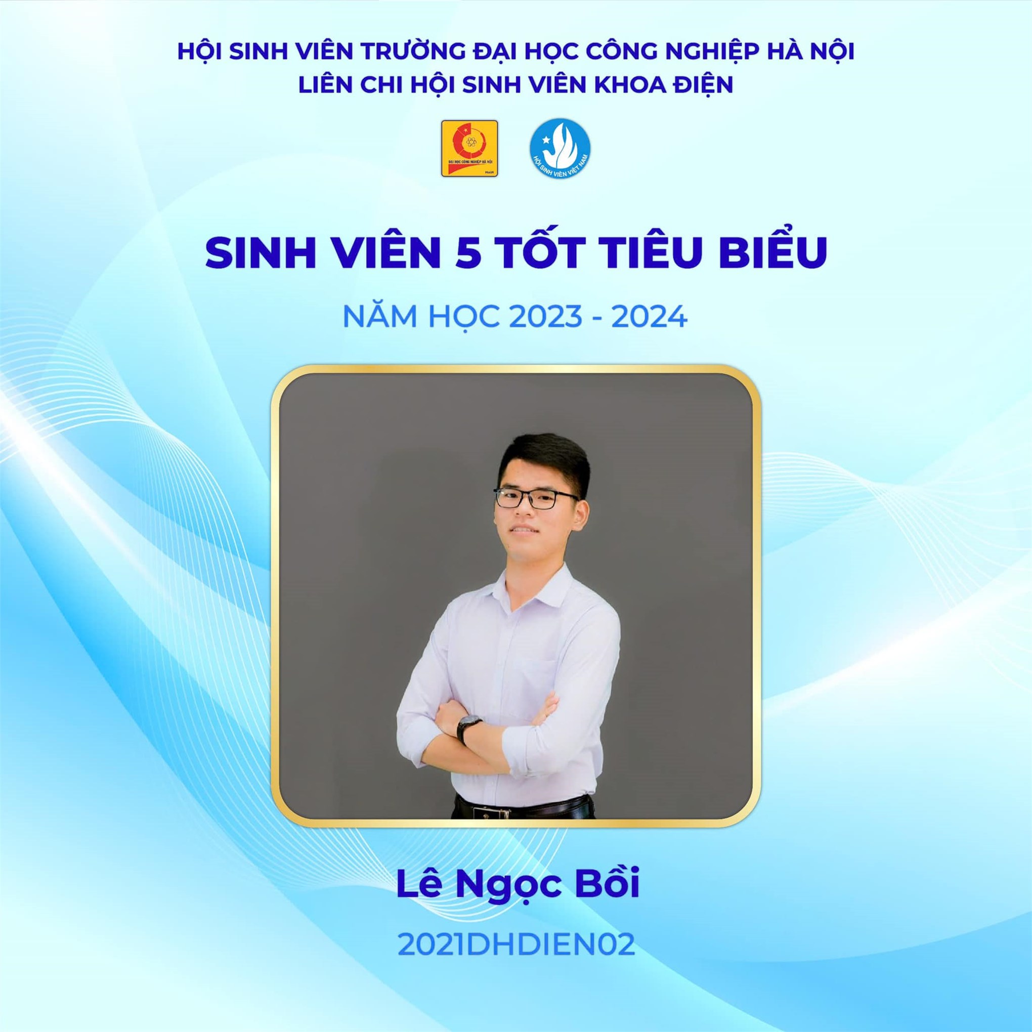 Vinh danh các cá nhân xuất sắc đạt danh hiệu sinh viên 5 tốt năm học 2023-2024