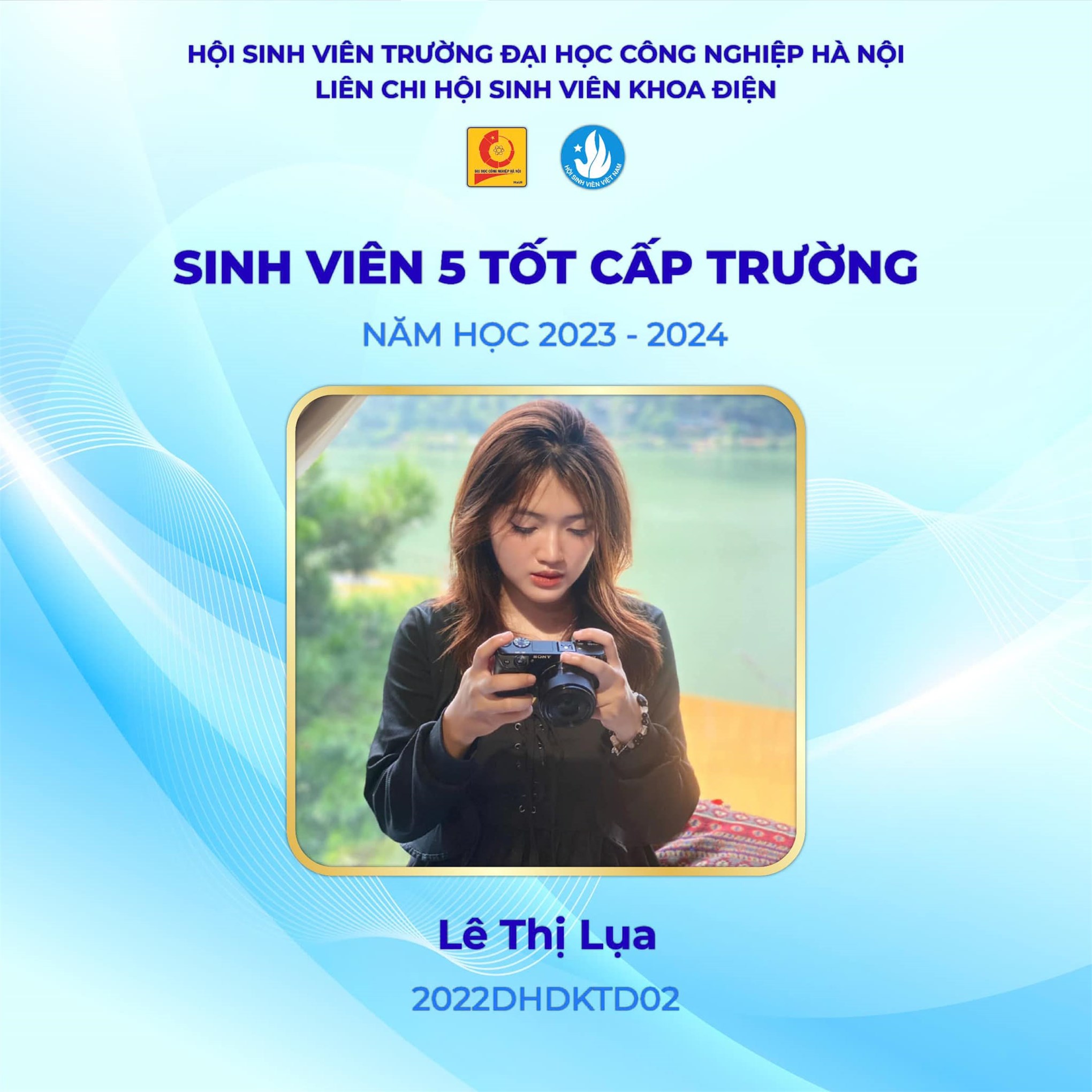 Vinh danh các cá nhân xuất sắc đạt danh hiệu sinh viên 5 tốt năm học 2023-2024