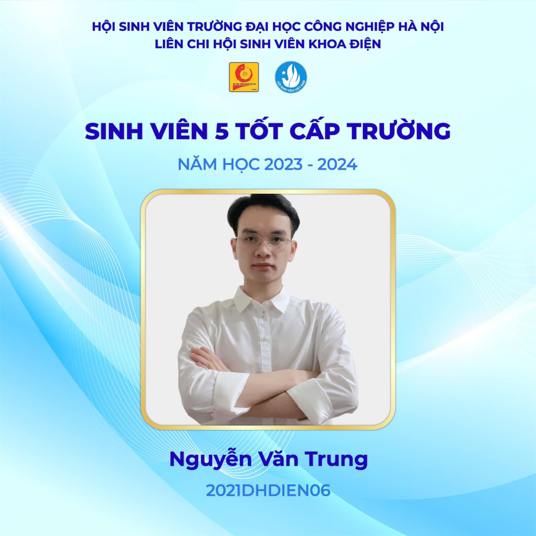 Vinh danh các cá nhân xuất sắc đạt danh hiệu sinh viên 5 tốt năm học 2023-2024