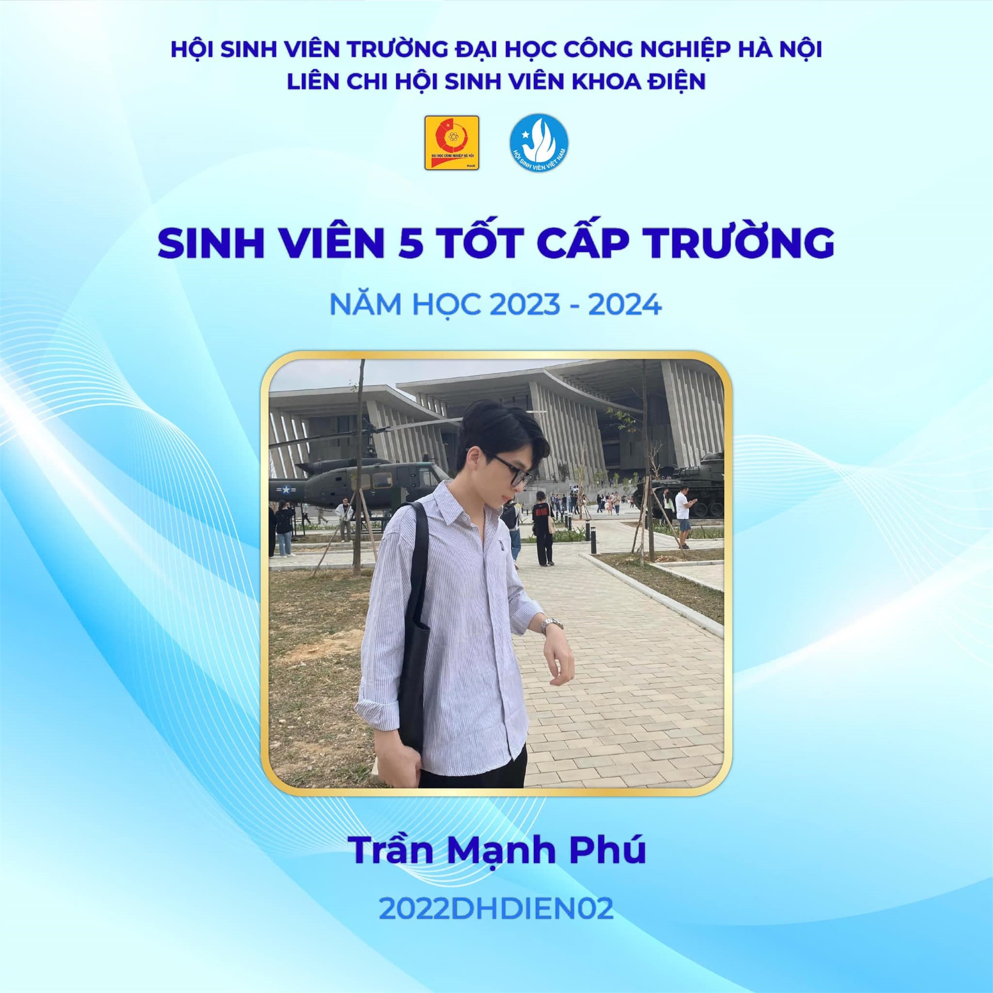 Vinh danh các cá nhân xuất sắc đạt danh hiệu sinh viên 5 tốt năm học 2023-2024