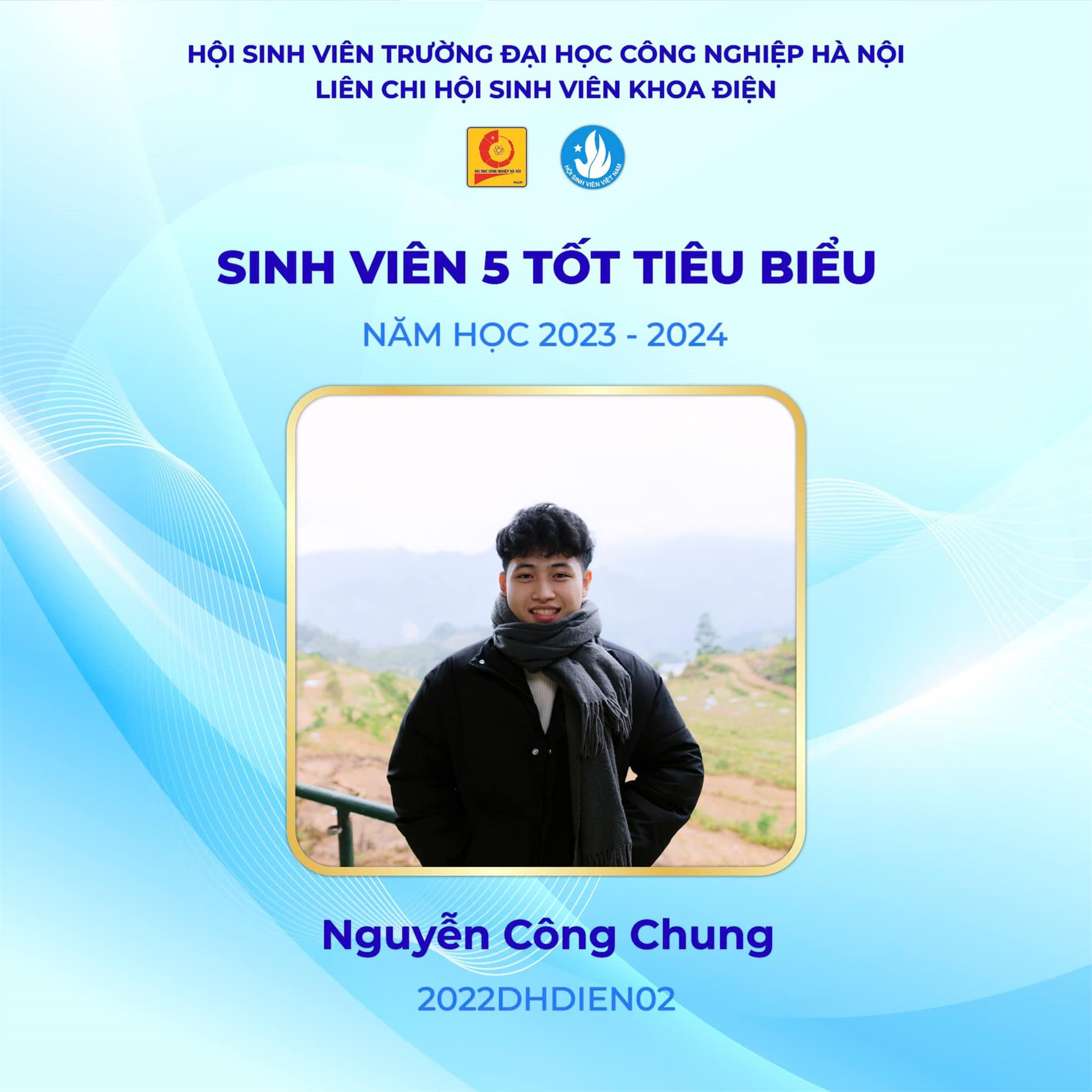 Vinh danh các cá nhân xuất sắc đạt danh hiệu sinh viên 5 tốt năm học 2023-2024