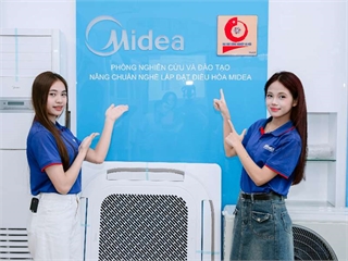 Khai trương Phòng nghiên cứu và đào tạo nâng chuẩn kỹ thuật điều hòa Midea