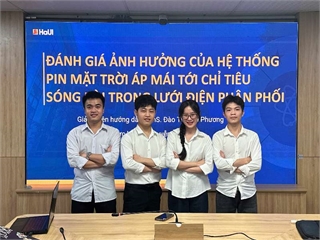 Trường Điện – Điện tử tổ chức nghiệm thu đề tài Sinh viên nghiên cứu khoa học năm học 2024–2025