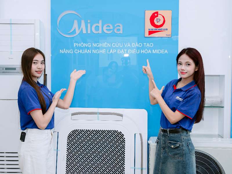 Khai trương Phòng nghiên cứu và đào tạo nâng chuẩn kỹ thuật điều hòa Midea