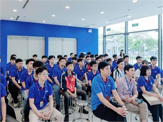 Giảng viên và sinh viên Trường Điện – Điện tử tham quan thực tế tại Công ty Fushan Technology Việt Nam
