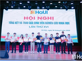 Tiếp lửa phong trào sinh viên NCKH năm học 2024-2025 cùng HaUI ICD LAB