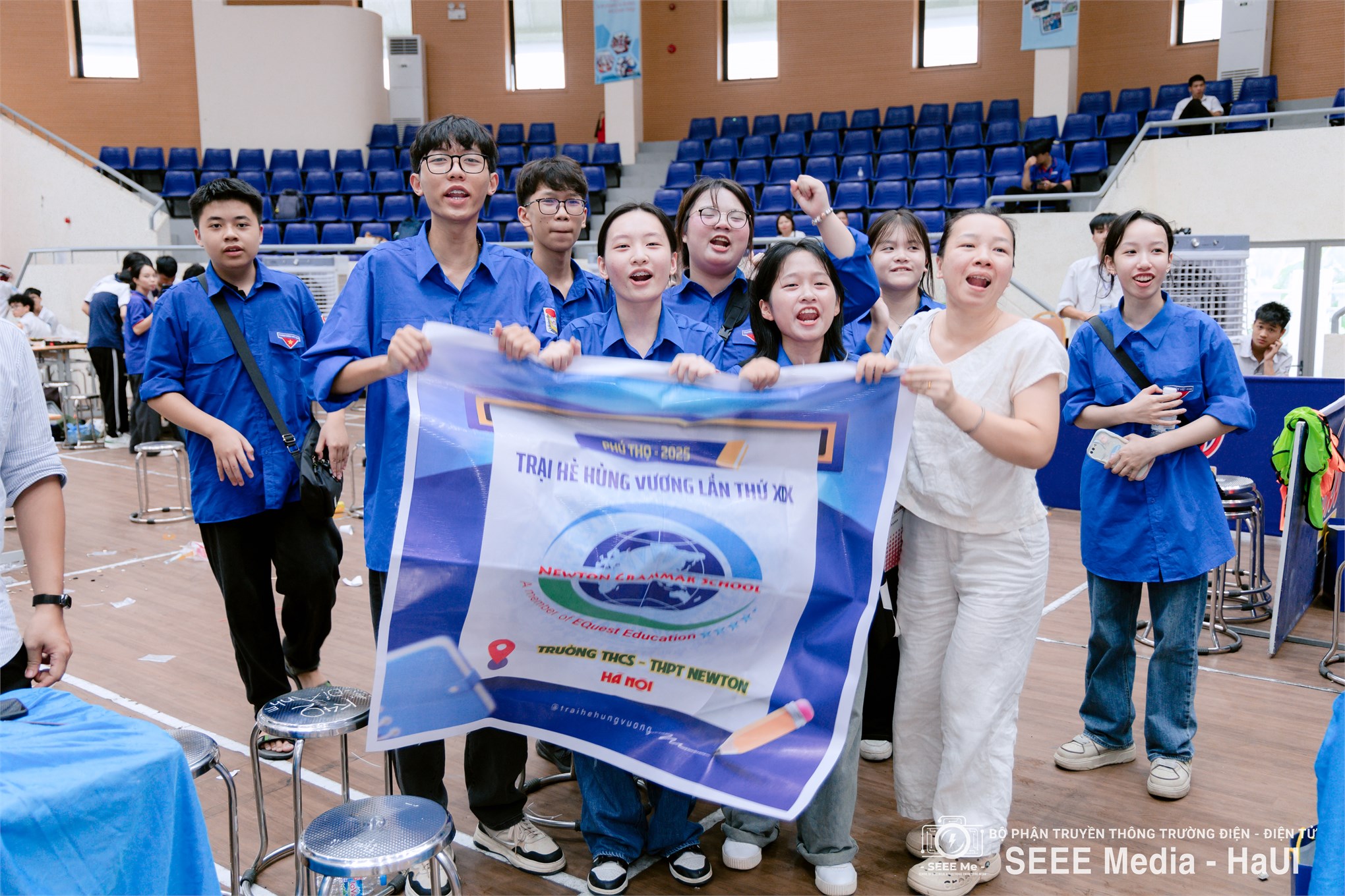 Hùng Vương Robotics Challenge 2025 – Trường Điện – Điện tử lan tỏa đam mê công nghệ và tư duy sáng tạo tới thế hệ trẻ