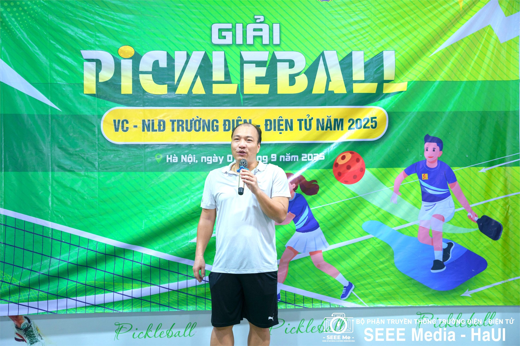 Giải Pickleball VC–NLĐ Trường Điện – Điện tử 2025: Ngày hội thể thao của đoàn kết và nhiệt huyết