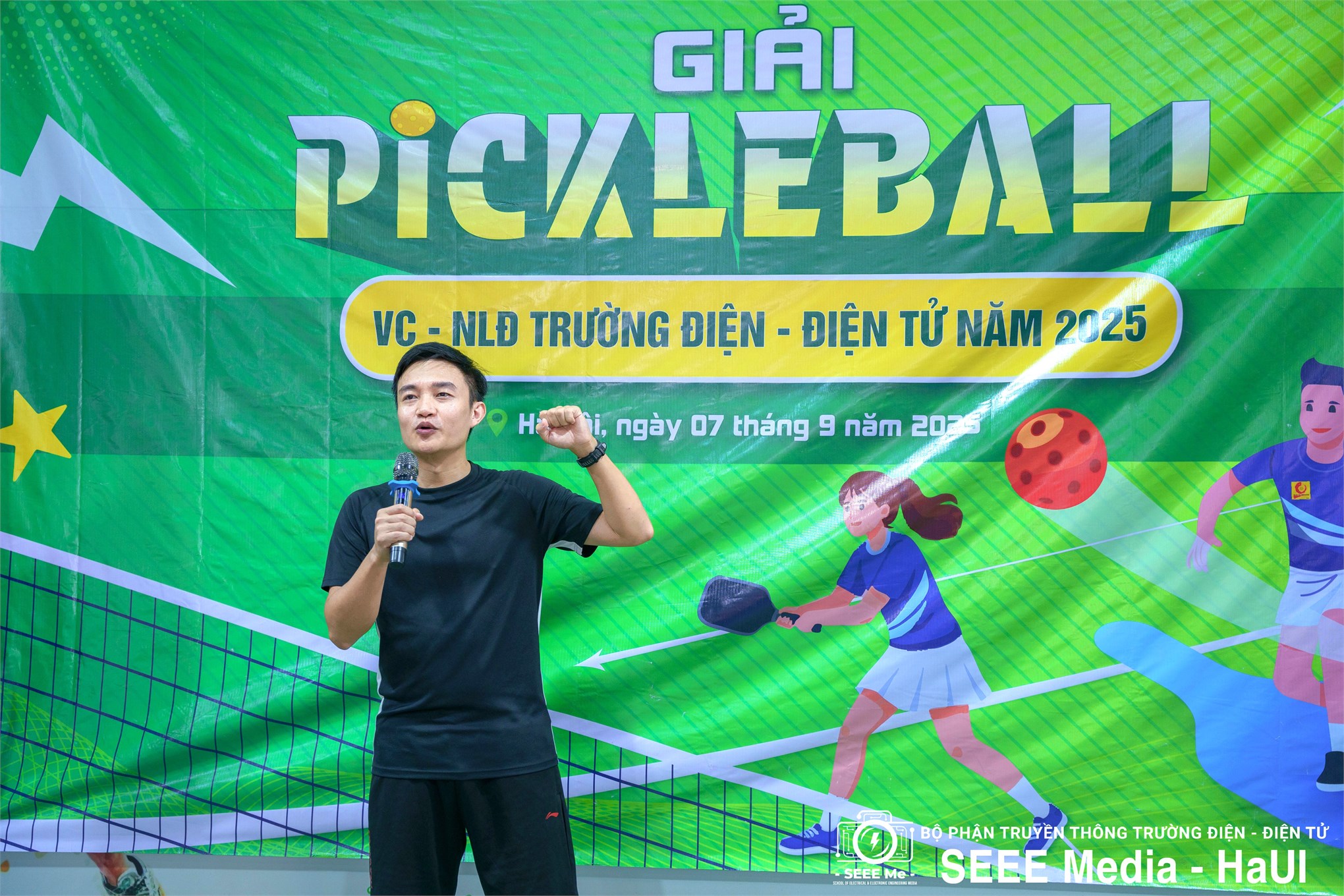 Giải Pickleball VC–NLĐ Trường Điện – Điện tử 2025: Ngày hội thể thao của đoàn kết và nhiệt huyết