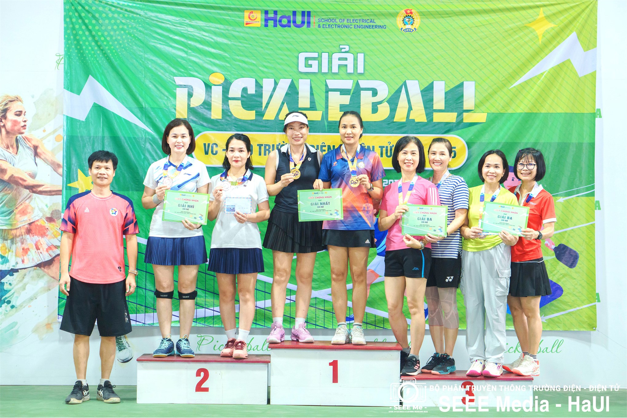 Giải Pickleball VC–NLĐ Trường Điện – Điện tử 2025: Ngày hội thể thao của đoàn kết và nhiệt huyết