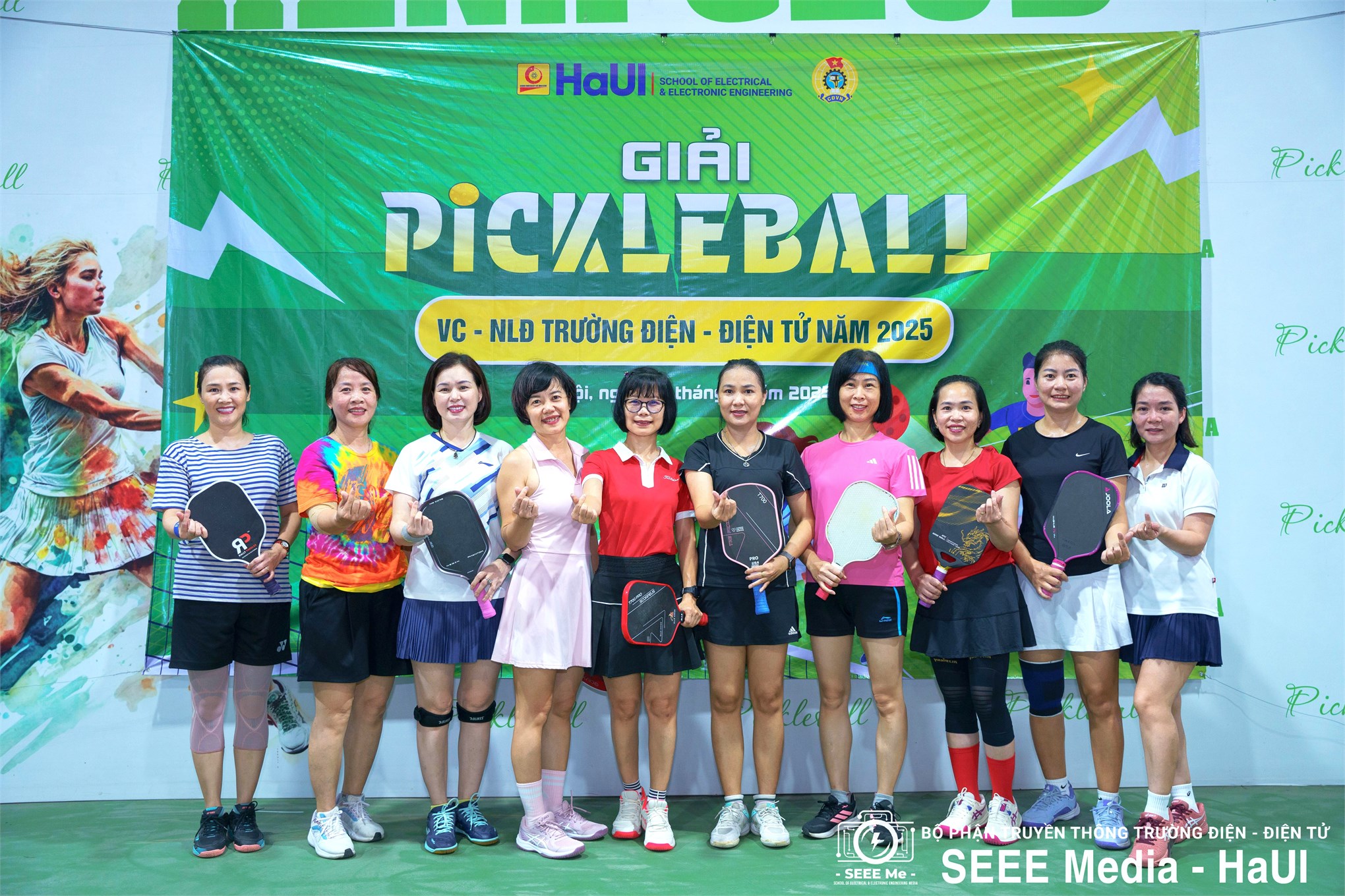 Giải Pickleball VC–NLĐ Trường Điện – Điện tử 2025: Ngày hội thể thao của đoàn kết và nhiệt huyết