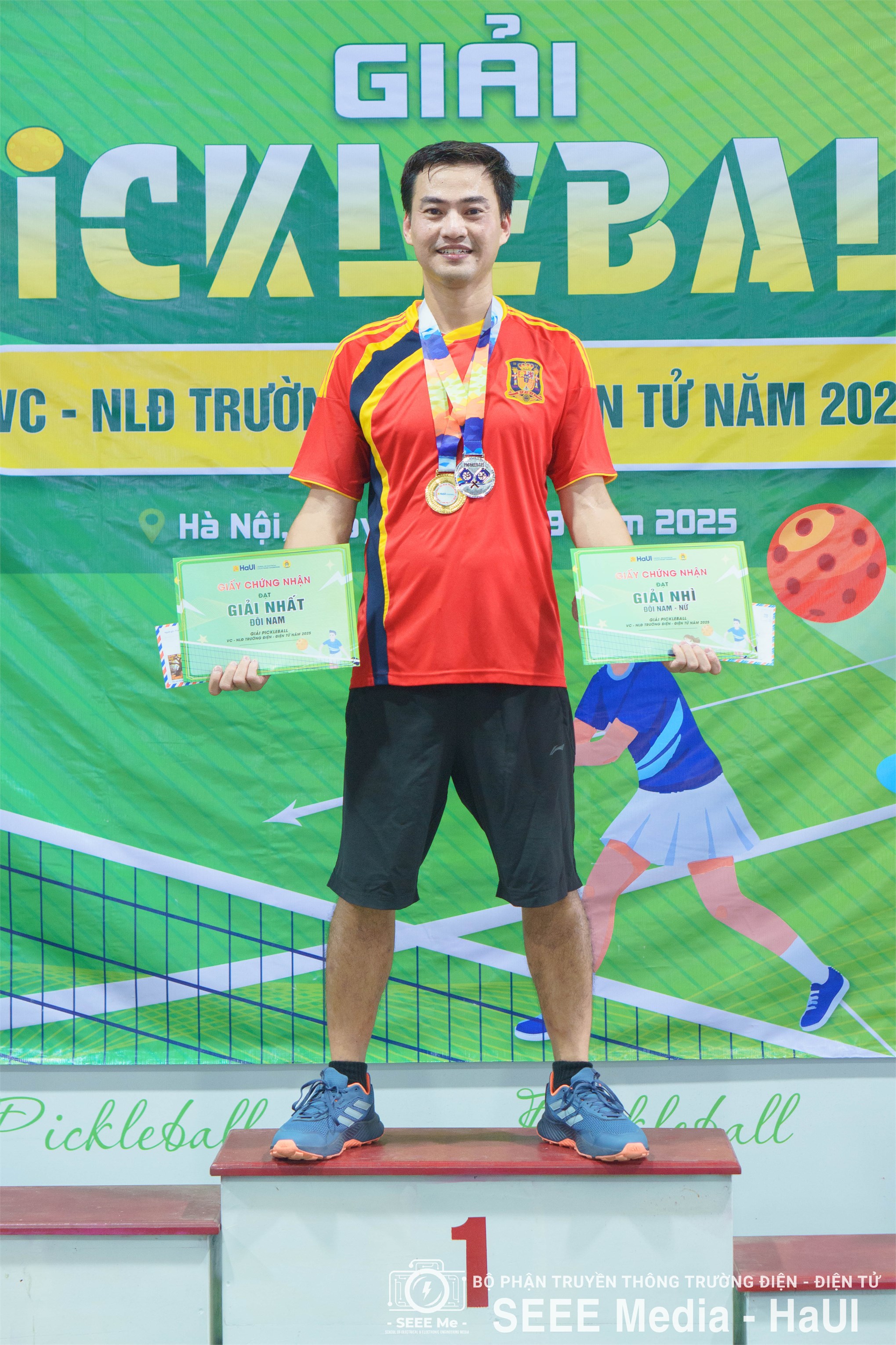 Giải Pickleball VC–NLĐ Trường Điện – Điện tử 2025: Ngày hội thể thao của đoàn kết và nhiệt huyết