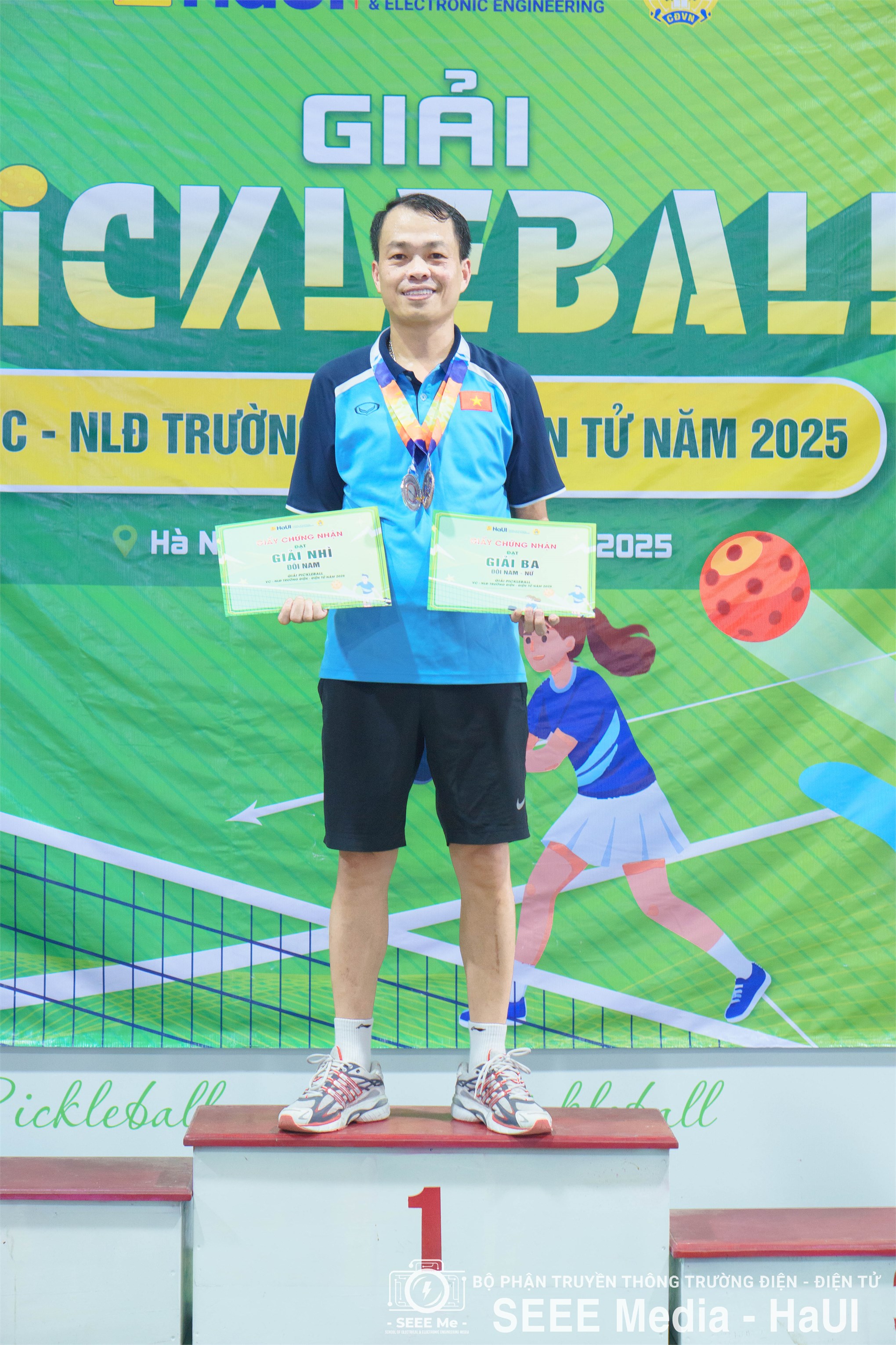 Giải Pickleball VC–NLĐ Trường Điện – Điện tử 2025: Ngày hội thể thao của đoàn kết và nhiệt huyết