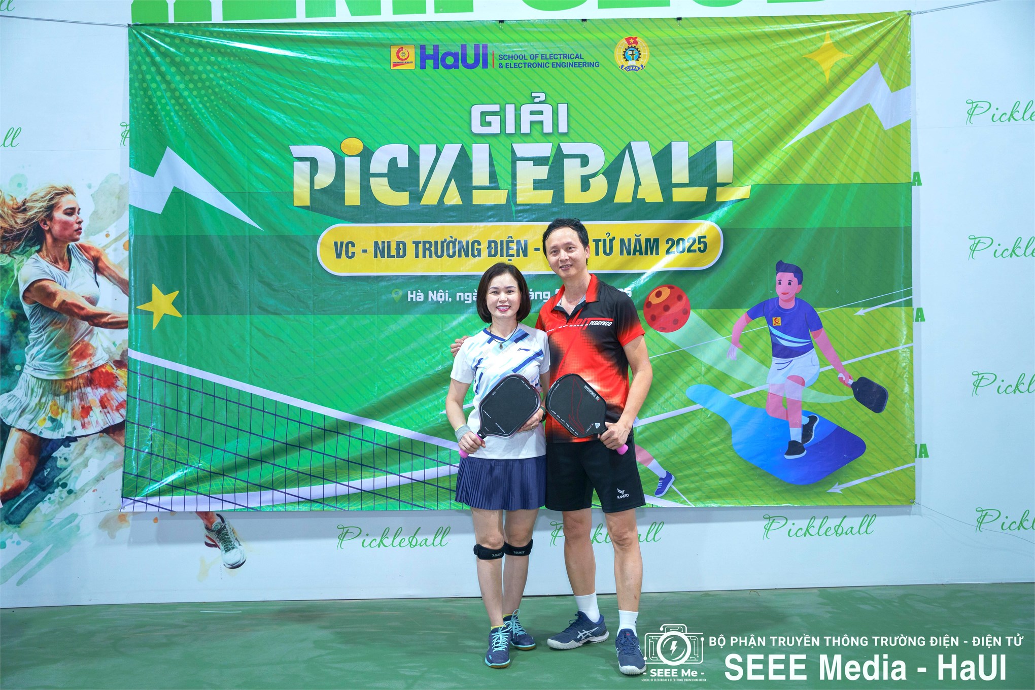 Giải Pickleball VC–NLĐ Trường Điện – Điện tử 2025: Ngày hội thể thao của đoàn kết và nhiệt huyết