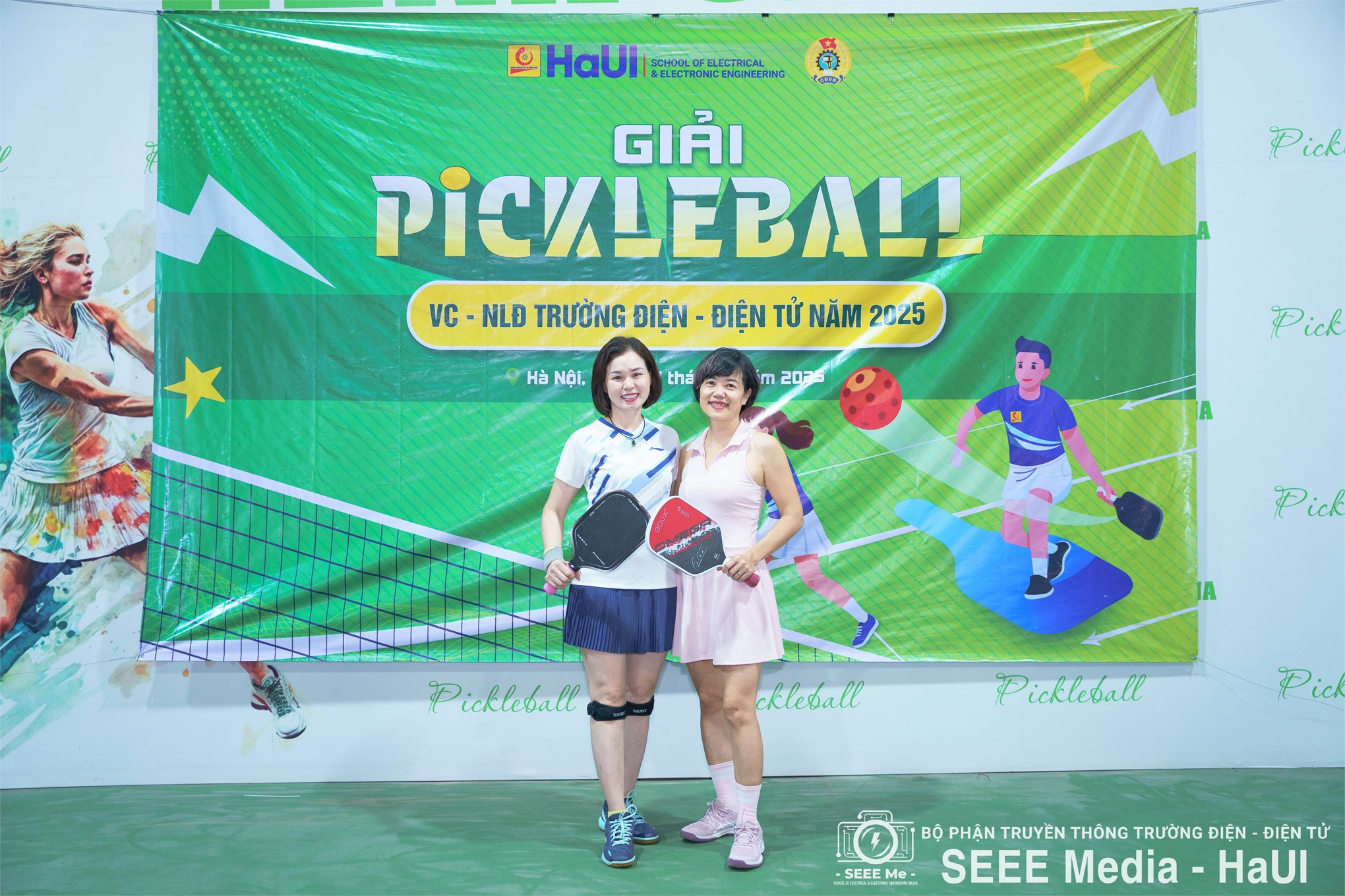 Giải Pickleball VC–NLĐ Trường Điện – Điện tử 2025: Ngày hội thể thao của đoàn kết và nhiệt huyết