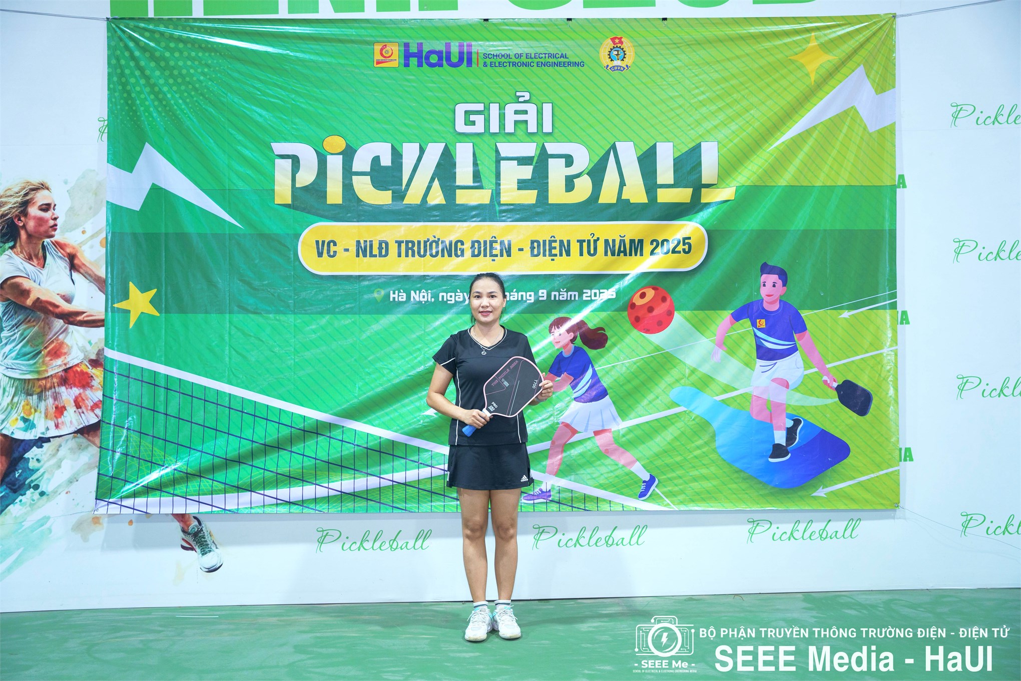Giải Pickleball VC–NLĐ Trường Điện – Điện tử 2025: Ngày hội thể thao của đoàn kết và nhiệt huyết
