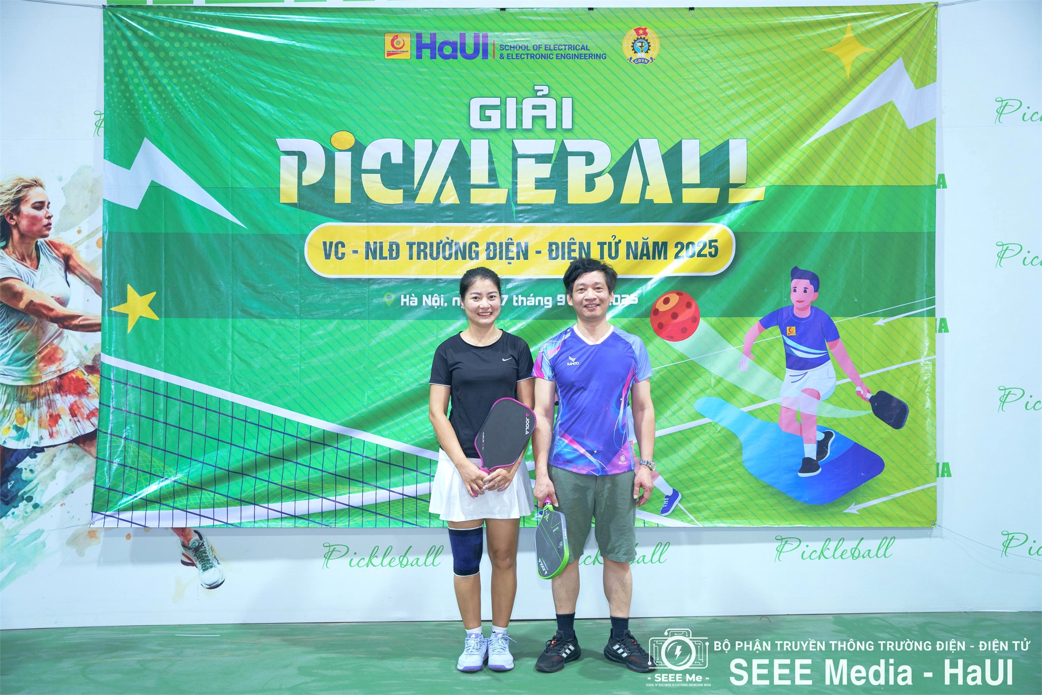 Giải Pickleball VC–NLĐ Trường Điện – Điện tử 2025: Ngày hội thể thao của đoàn kết và nhiệt huyết