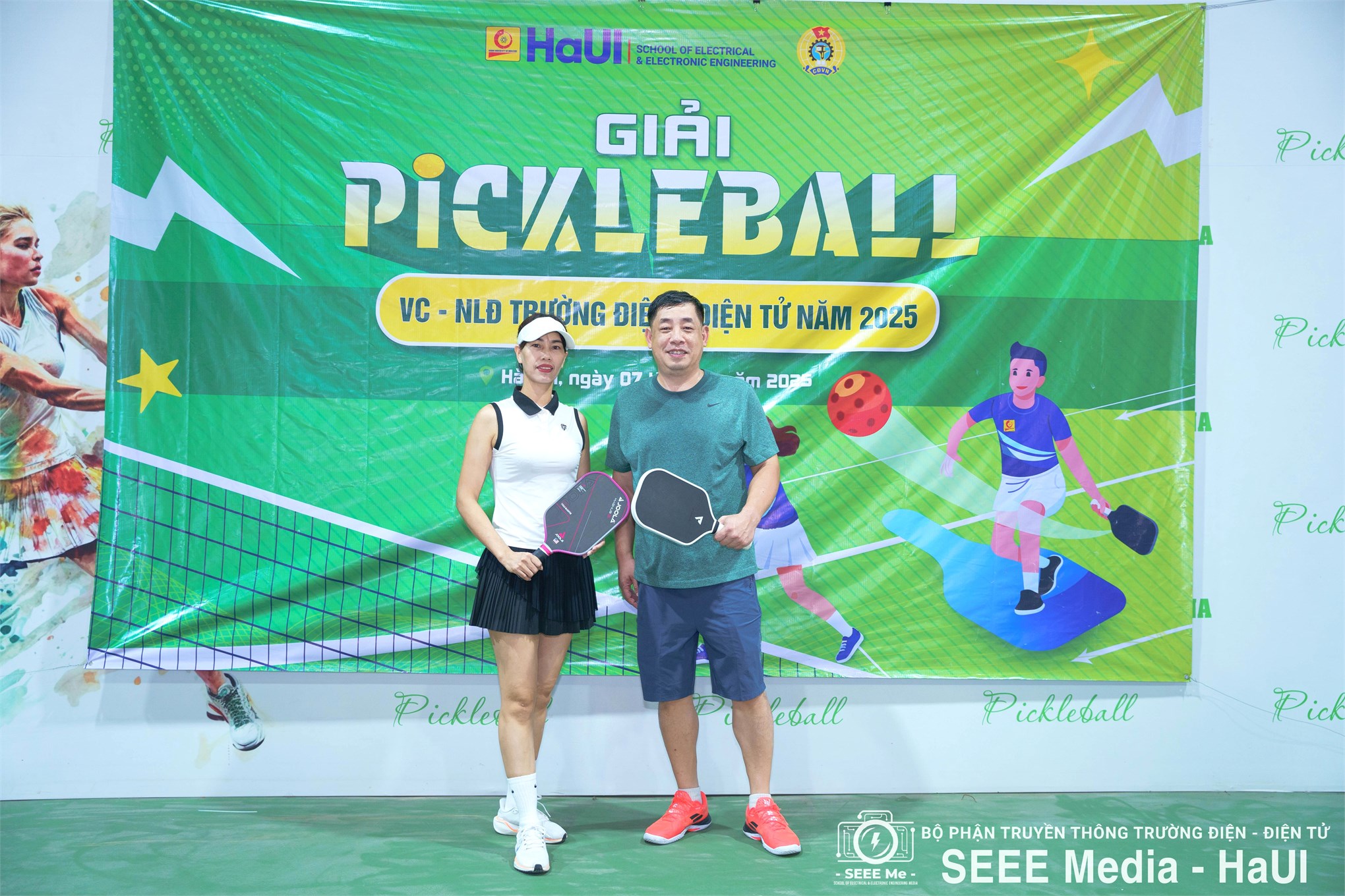 Giải Pickleball VC–NLĐ Trường Điện – Điện tử 2025: Ngày hội thể thao của đoàn kết và nhiệt huyết