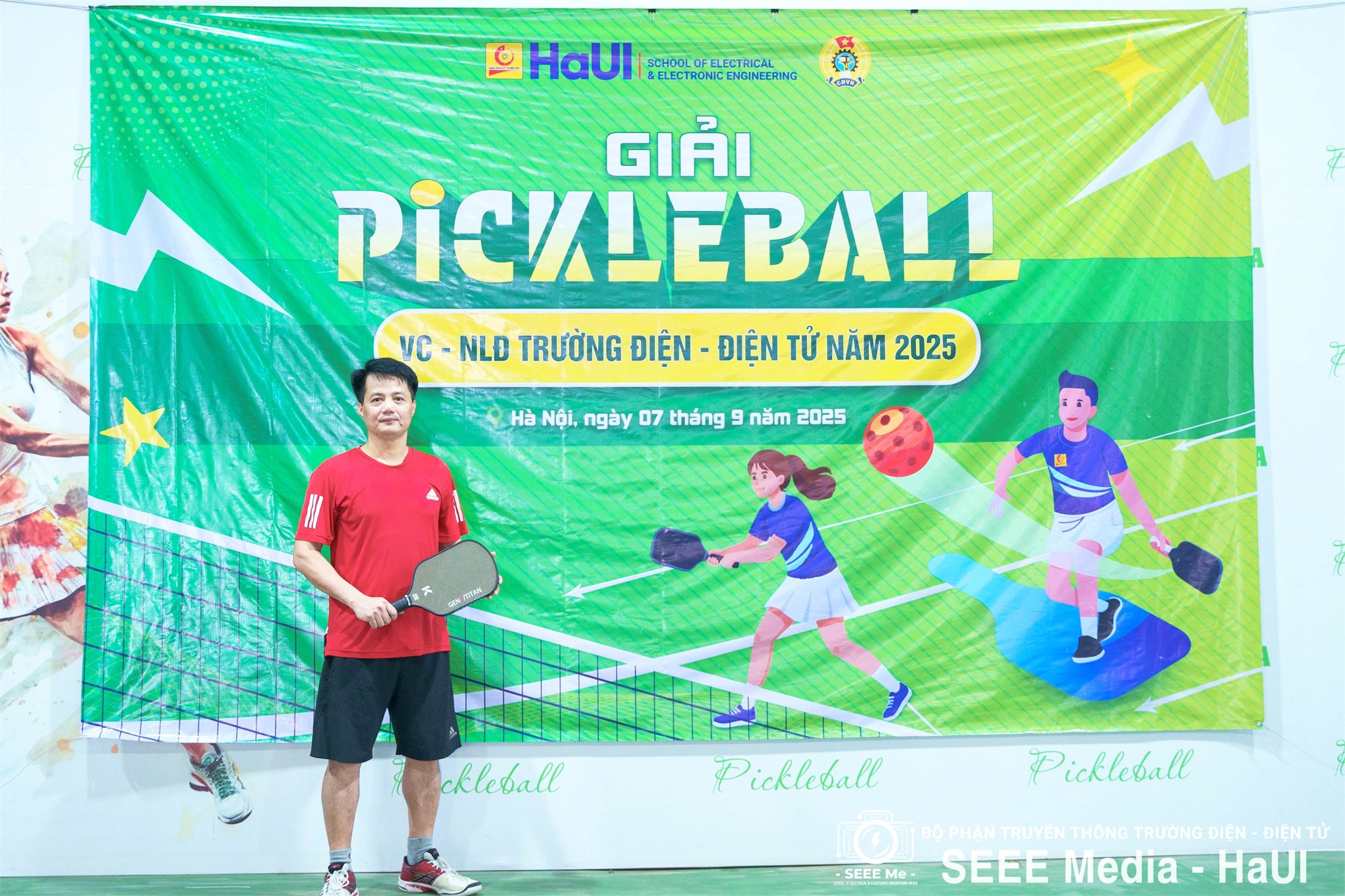 Giải Pickleball VC–NLĐ Trường Điện – Điện tử 2025: Ngày hội thể thao của đoàn kết và nhiệt huyết