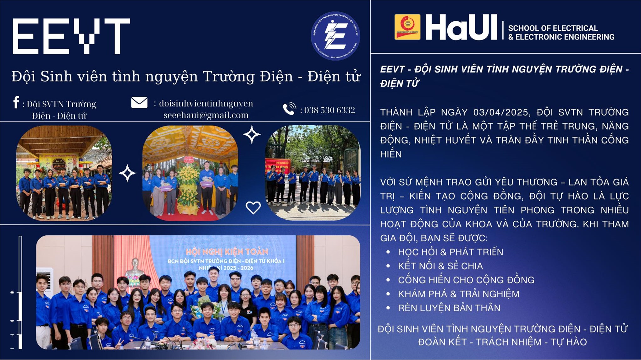 Sinh viên Trường Điện – Điện tử: Học tập, trải nghiệm và tỏa sáng cùng Câu lạc bộ, đội nhóm