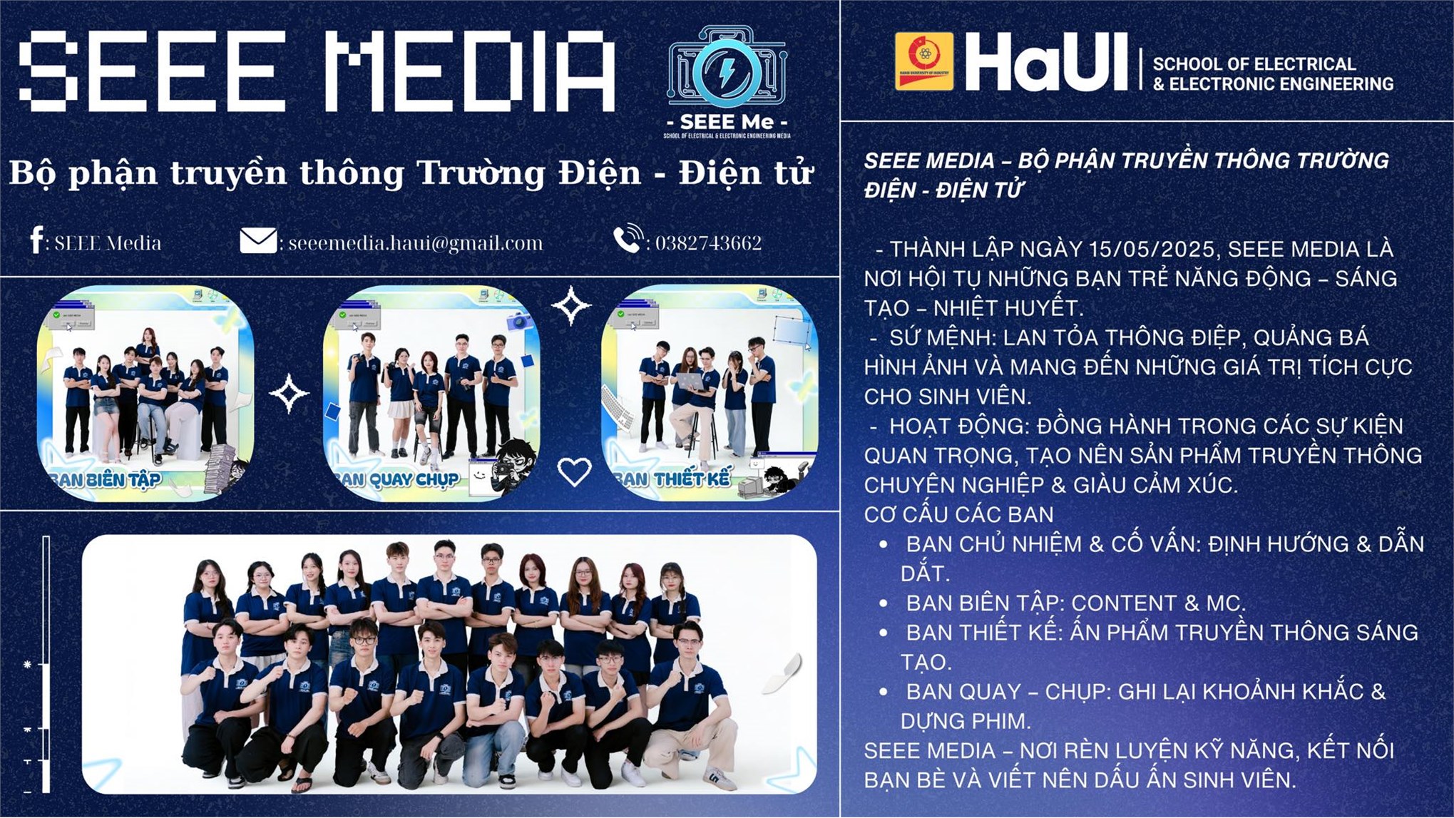 Sinh viên Trường Điện – Điện tử: Học tập, trải nghiệm và tỏa sáng cùng Câu lạc bộ, đội nhóm