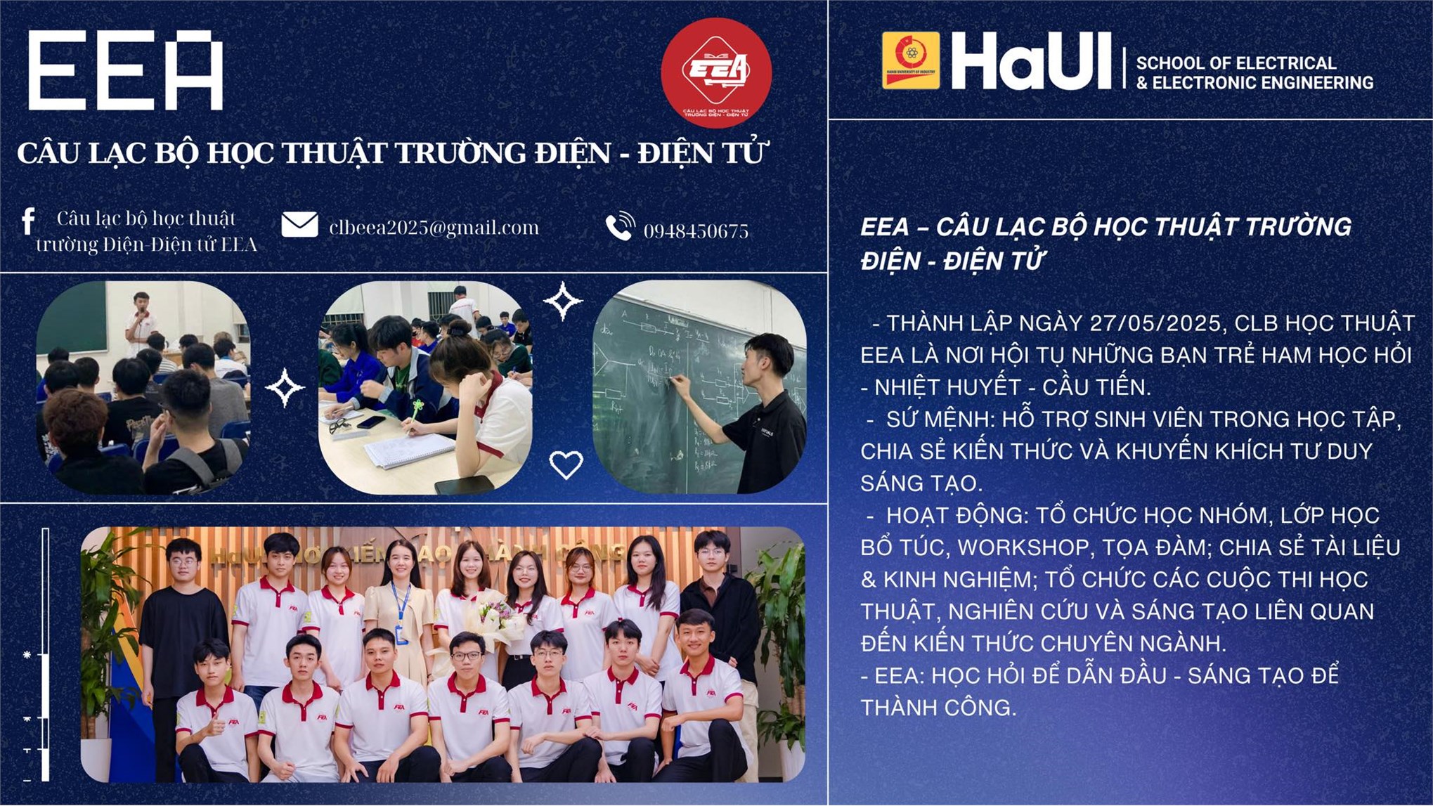 Sinh viên Trường Điện – Điện tử: Học tập, trải nghiệm và tỏa sáng cùng Câu lạc bộ, đội nhóm