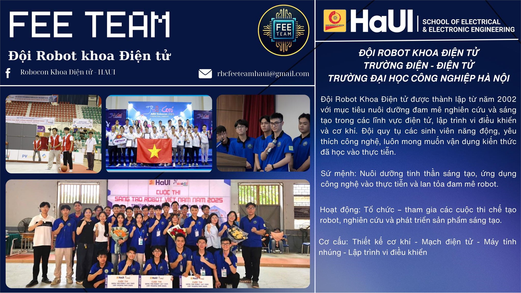 Sinh viên Trường Điện – Điện tử: Học tập, trải nghiệm và tỏa sáng cùng Câu lạc bộ, đội nhóm
