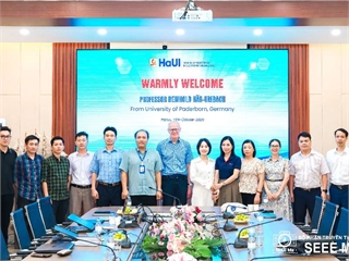 Trường Điện – Điện tử tiếp và trao đổi học thuật với Giáo sư Đức Reinhold Haeb-Umbach, hướng tới hợp tác nghiên cứu và đào tạo quốc tế