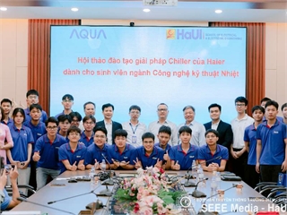 Hội thảo giải pháp Chiller Haier – Doanh nghiệp đồng hành cùng sinh viên Kỹ thuật Nhiệt - SEEE