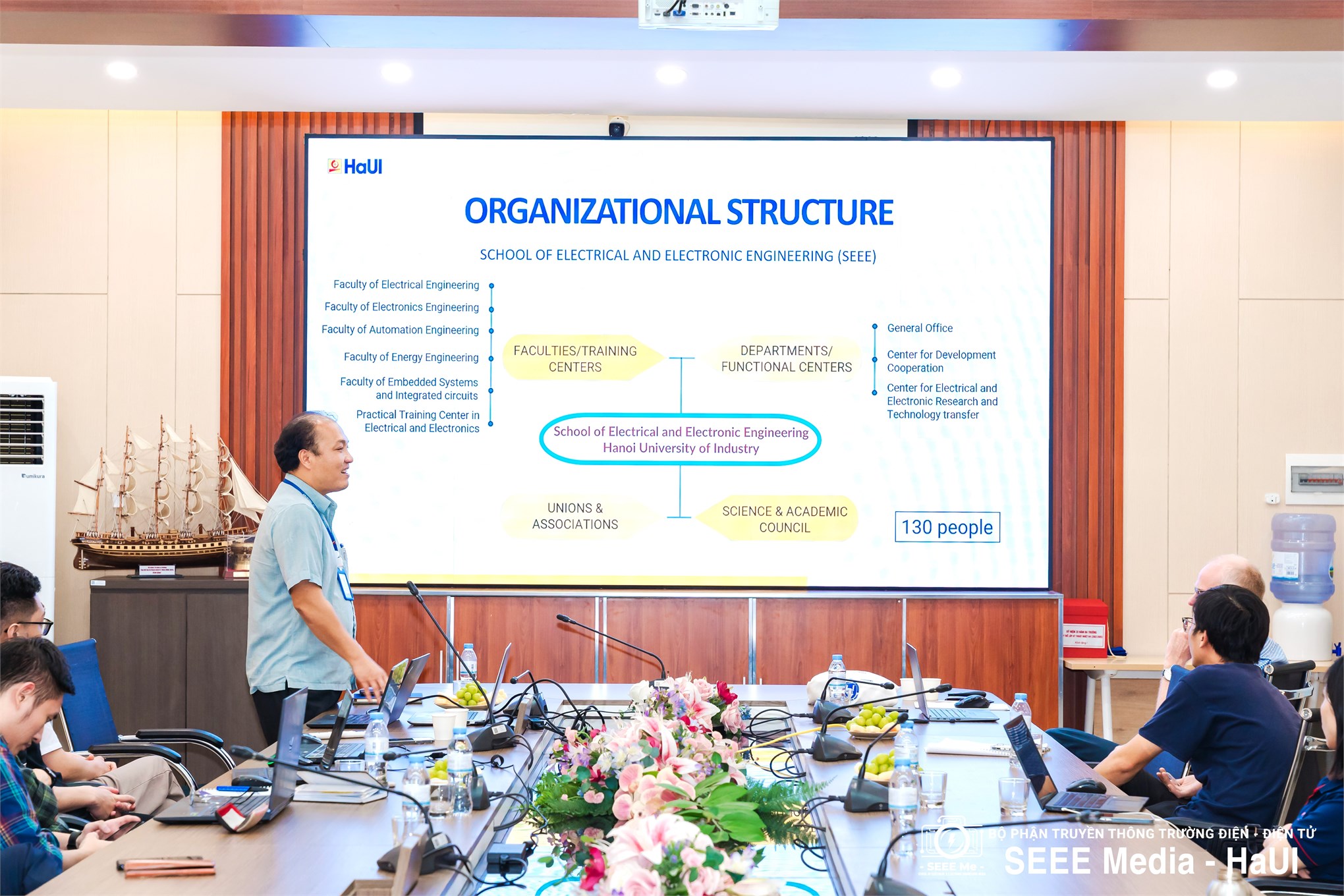 Trường Điện – Điện tử tiếp và trao đổi học thuật với Giáo sư Đức Reinhold Haeb-Umbach, hướng tới hợp tác nghiên cứu và đào tạo quốc tế