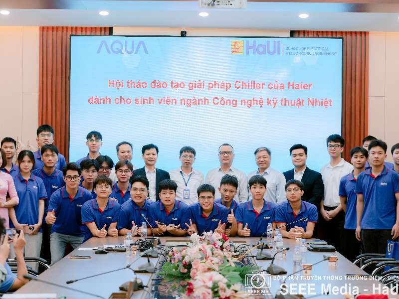 Hội thảo giải pháp Chiller Haier – Doanh nghiệp đồng hành cùng sinh viên Kỹ thuật Nhiệt - SEEE