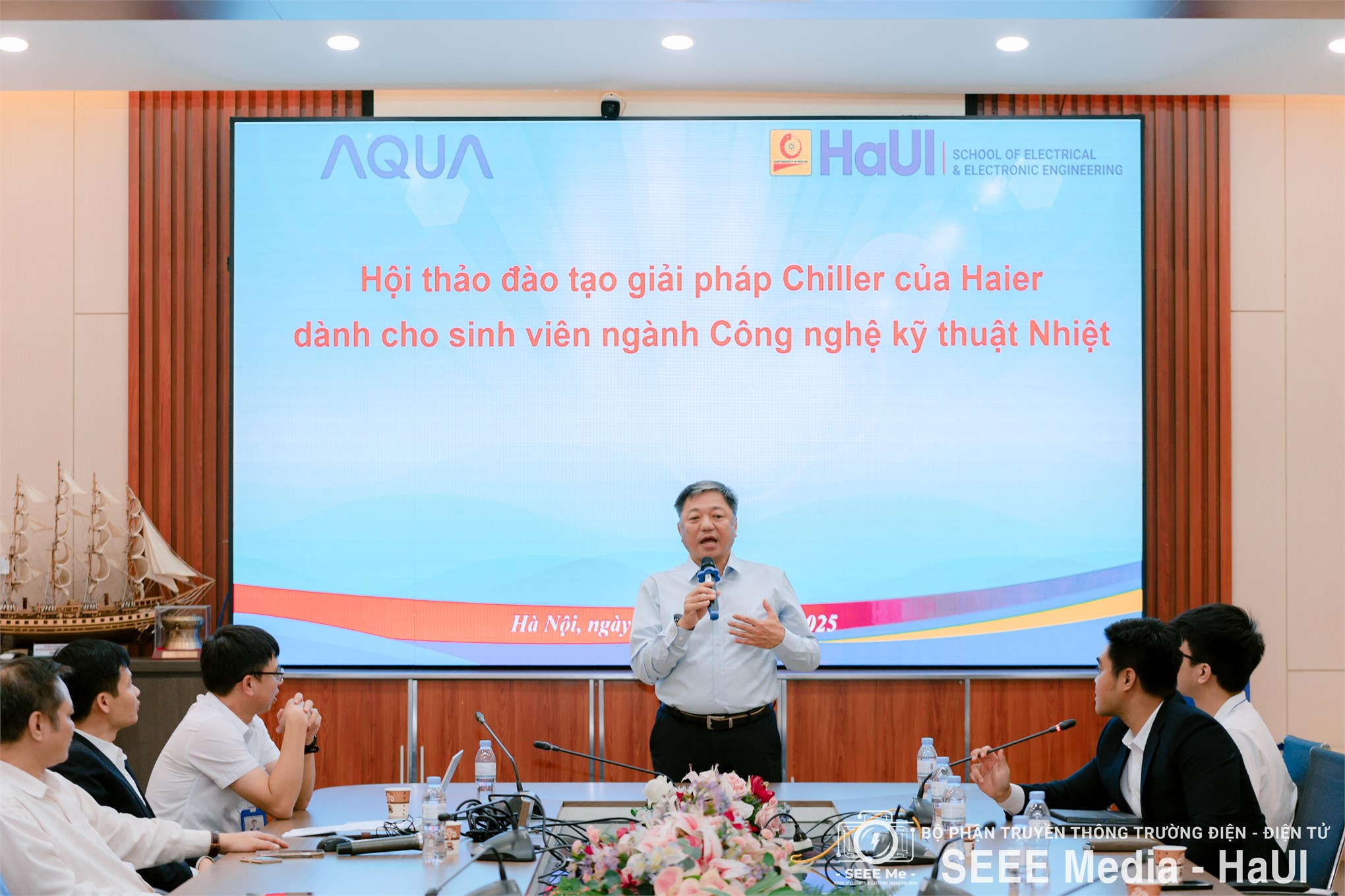 Hội thảo giải pháp Chiller Haier – Doanh nghiệp đồng hành cùng sinh viên Kỹ thuật Nhiệt SEEE
