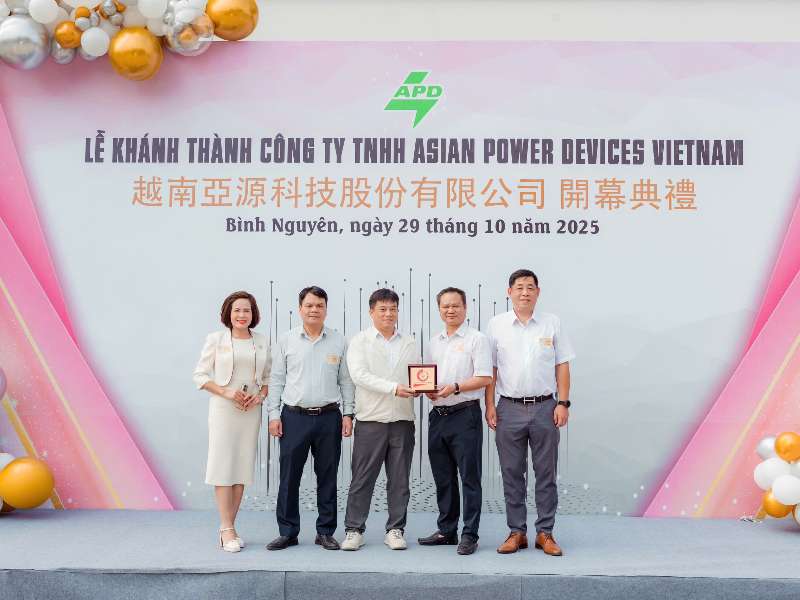 Trường Điện – Điện tử tăng cường kết nối doanh nghiệp qua lễ khánh thành nhà máy Asian Power Devices Việt Nam