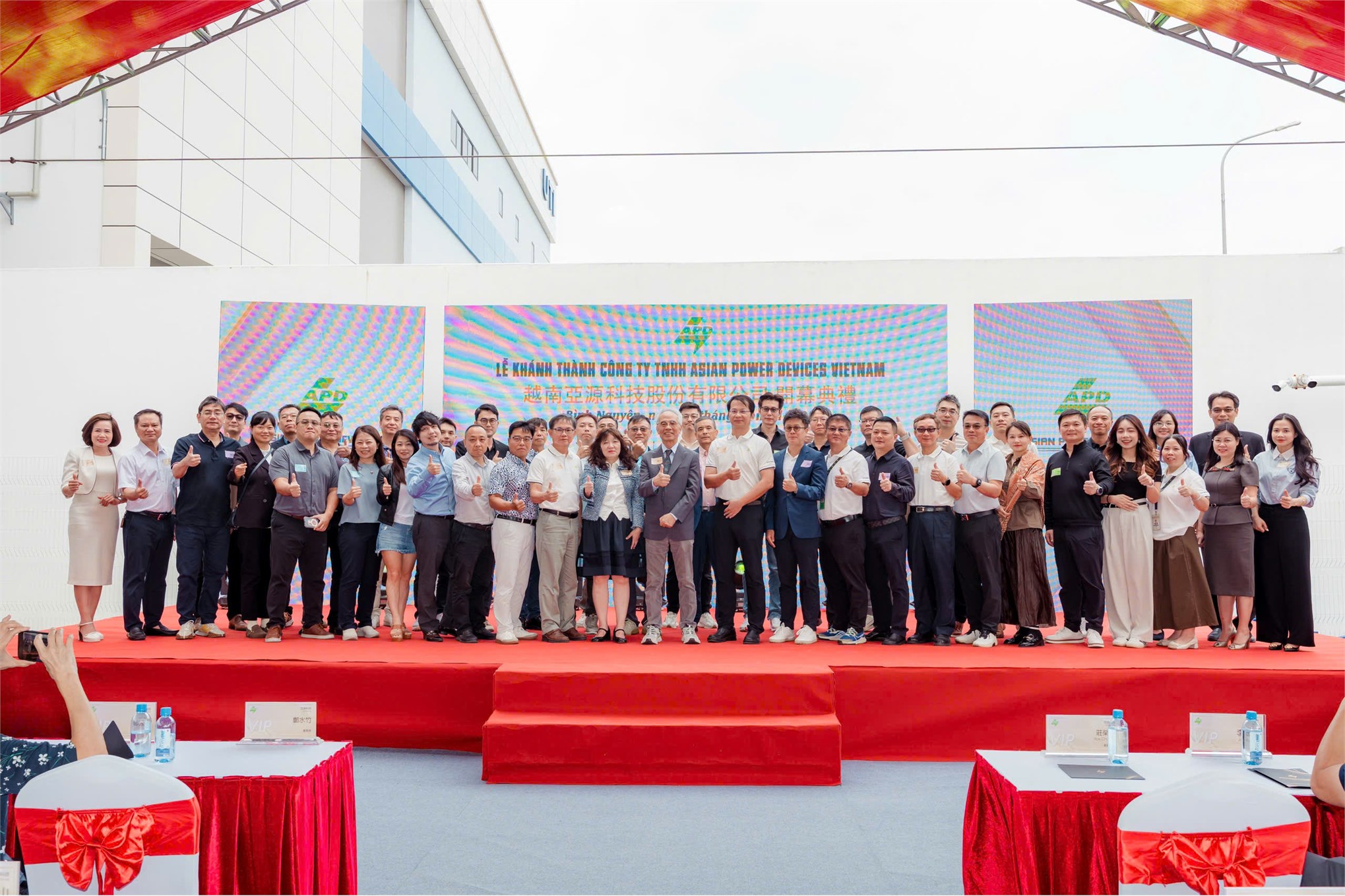 Trường Điện – Điện tử tăng cường kết nối doanh nghiệp qua lễ khánh thành nhà máy Asian Power Devices Việt Nam