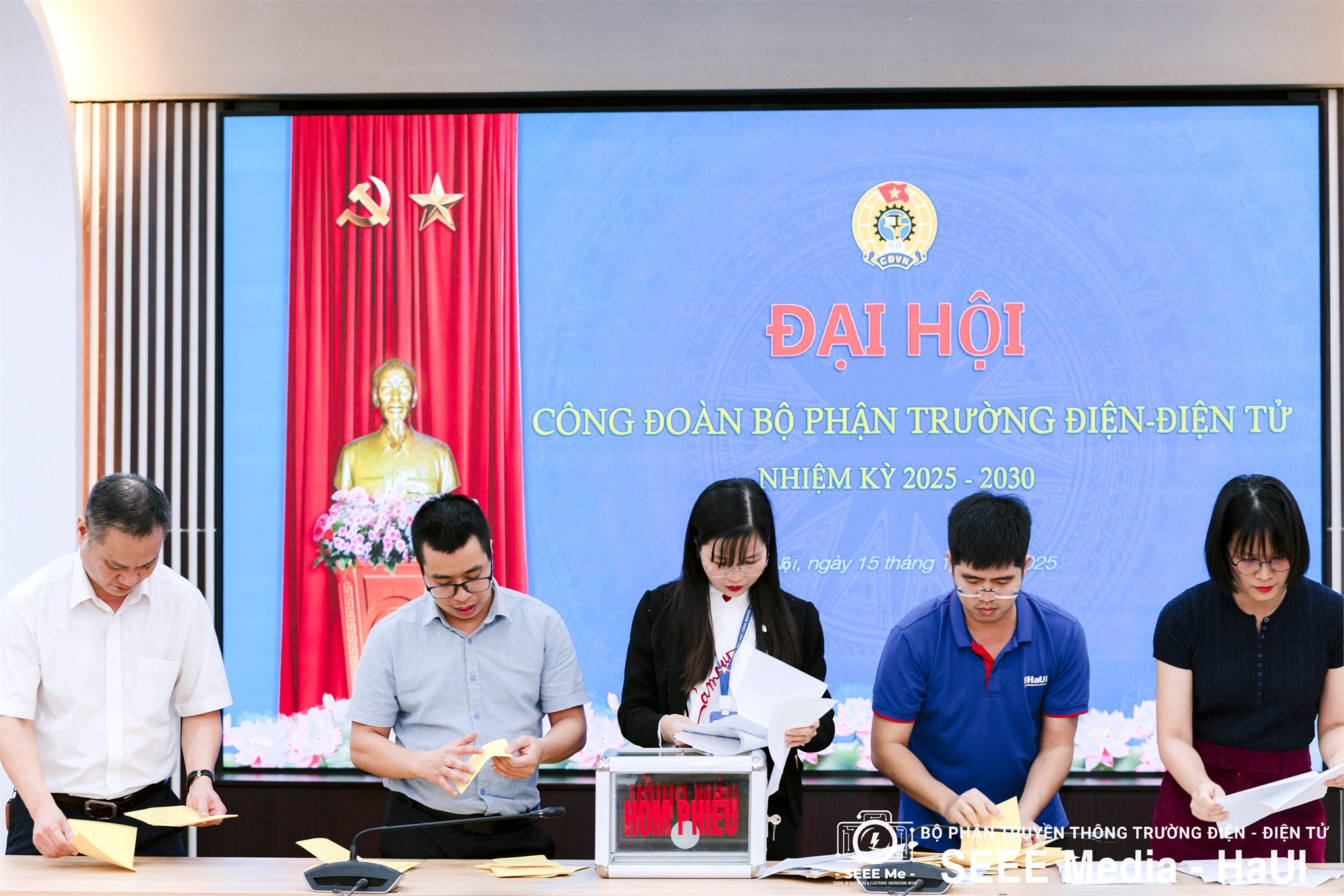 Đại hội Công đoàn bộ phận Trường Điện – Điện tử nhiệm kỳ 2025 – 2030: Đoàn kết – đổi mới – phát triển