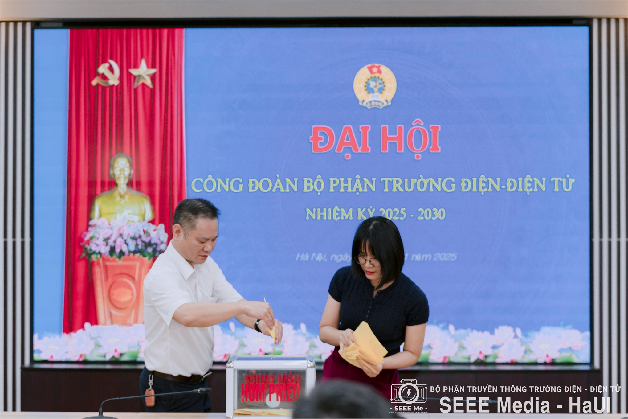 Đại hội Công đoàn bộ phận Trường Điện – Điện tử nhiệm kỳ 2025 – 2030: Đoàn kết – đổi mới – phát triển