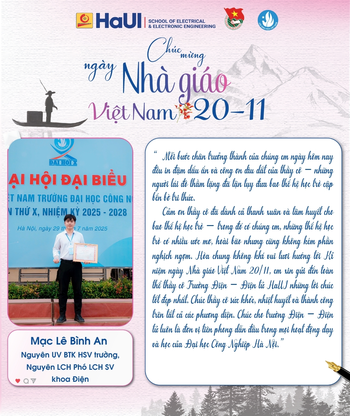 Sinh viên SEEE lan tỏa truyền thống tri ân thầy cô nhân ngày 20/11