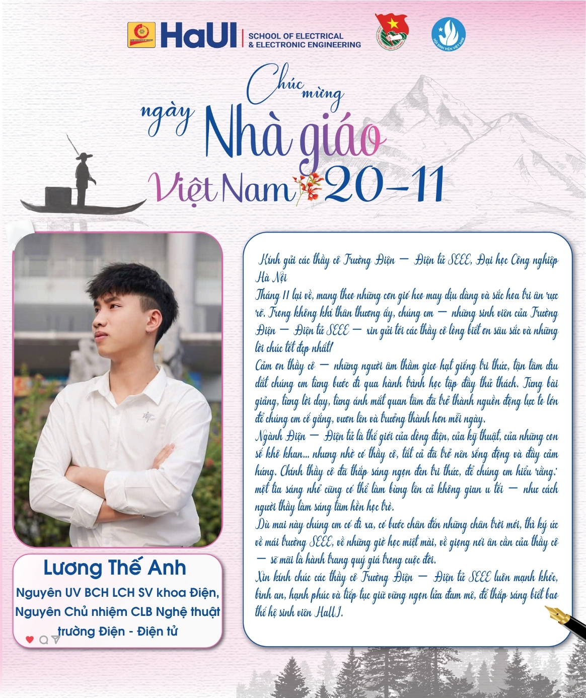 Sinh viên SEEE lan tỏa truyền thống tri ân thầy cô nhân ngày 20/11