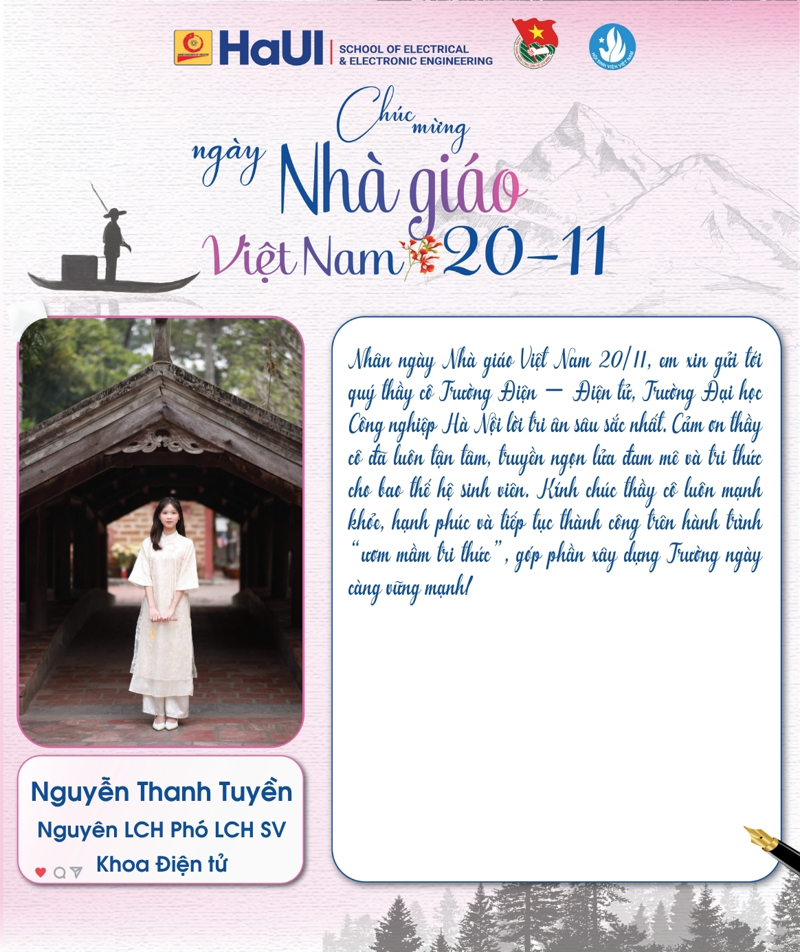 Sinh viên SEEE lan tỏa truyền thống tri ân thầy cô nhân ngày 20/11