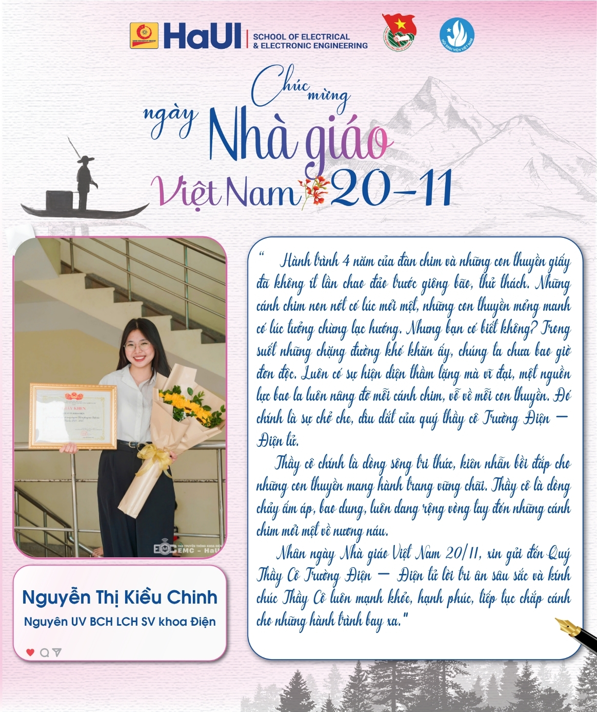 Sinh viên SEEE lan tỏa truyền thống tri ân thầy cô nhân ngày 20/11