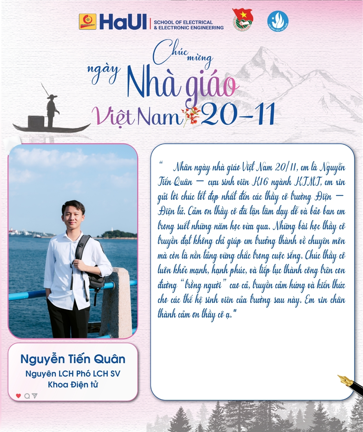 Sinh viên SEEE lan tỏa truyền thống tri ân thầy cô nhân ngày 20/11