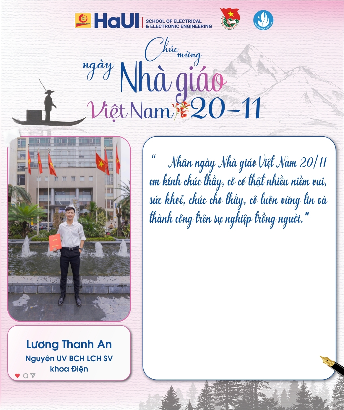 Sinh viên SEEE lan tỏa truyền thống tri ân thầy cô nhân ngày 20/11