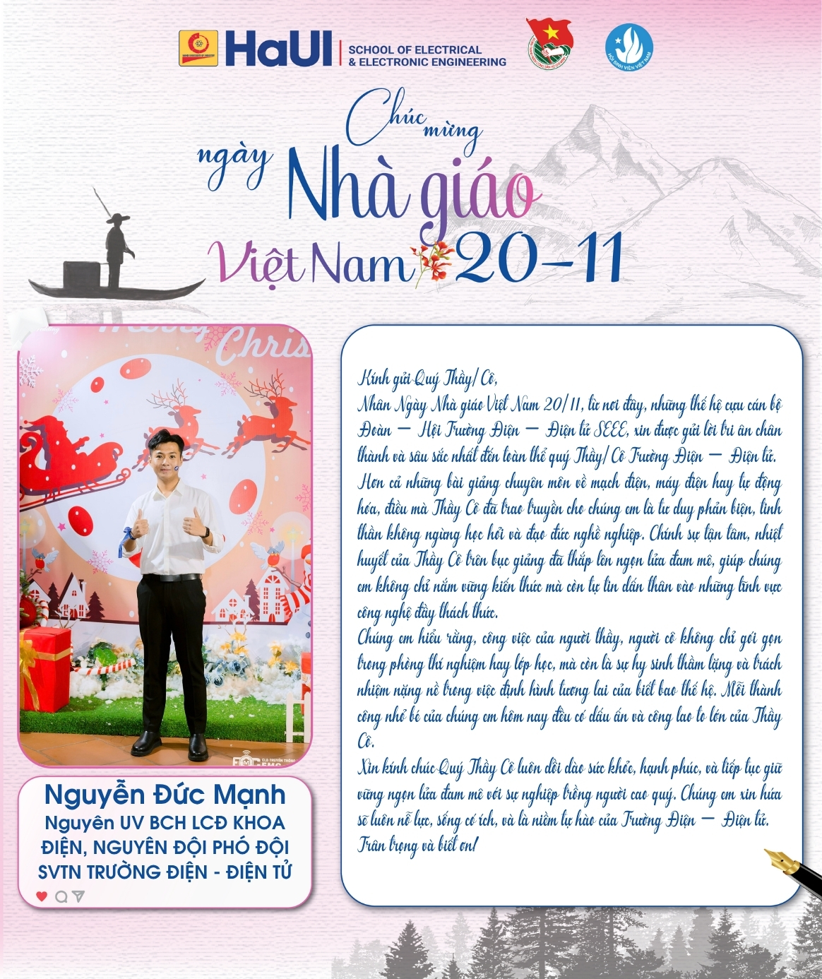 Sinh viên SEEE lan tỏa truyền thống tri ân thầy cô nhân ngày 20/11