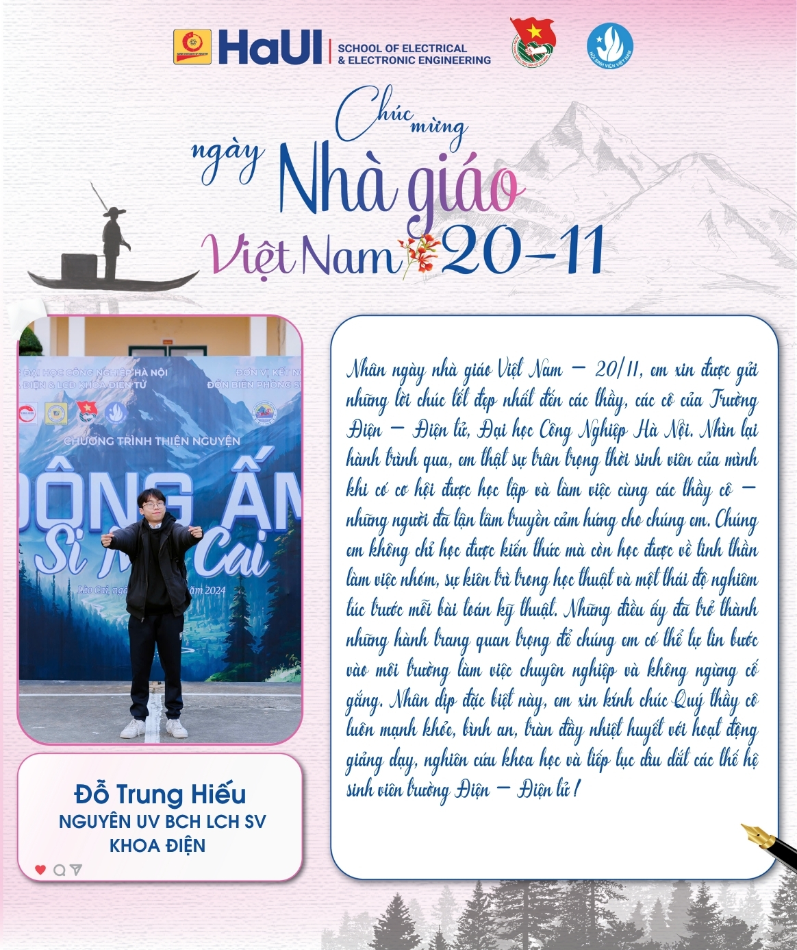 Sinh viên SEEE lan tỏa truyền thống tri ân thầy cô nhân ngày 20/11