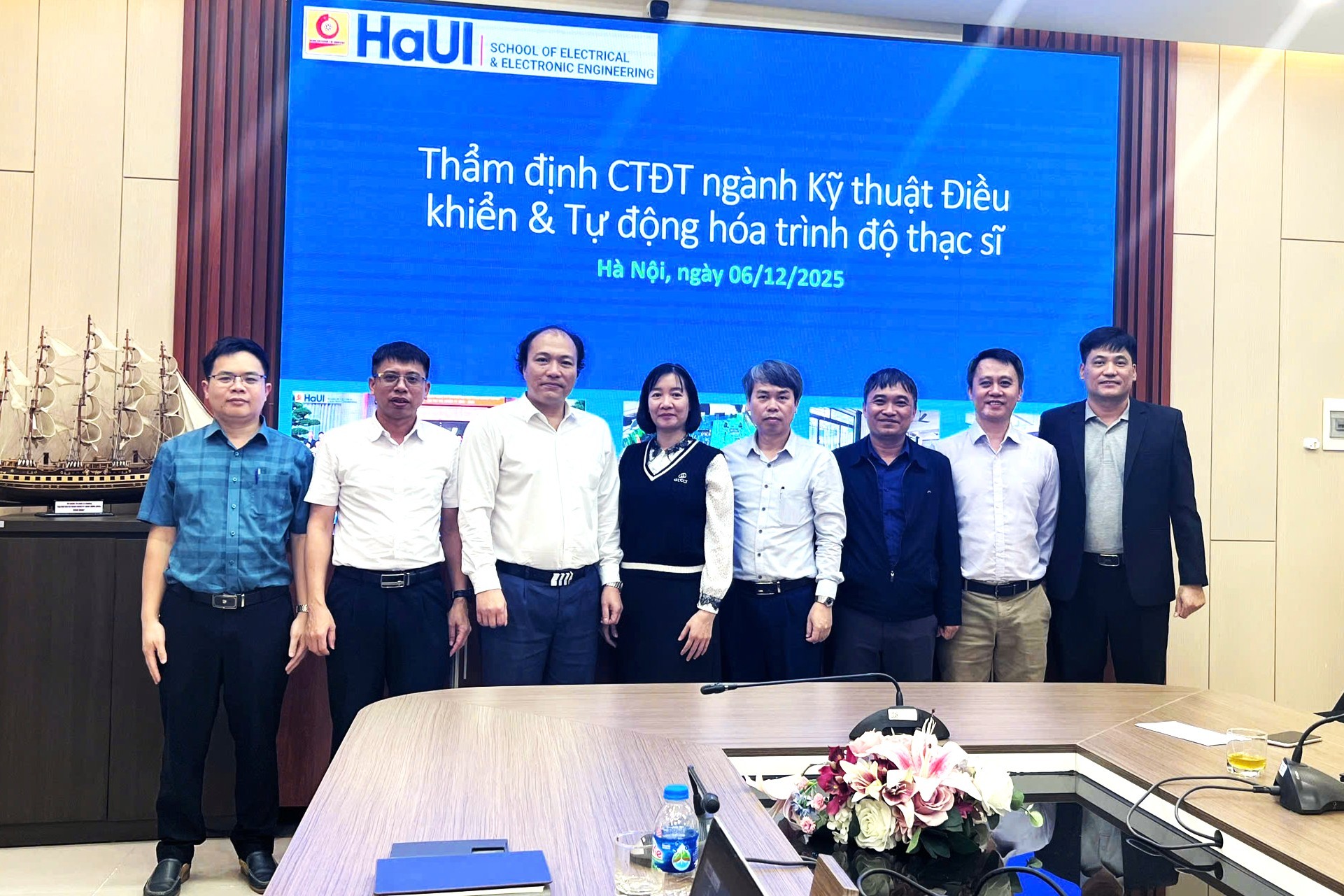 Thẩm định chương trình đào tạo thạc sĩ Kỹ thuật Điều khiển và Tự động hóa năm 2025