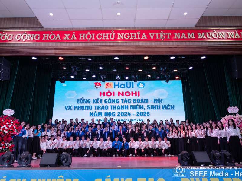 Trường Điện – Điện tử ghi dấu ấn với nhiều thành tích tiêu biểu tại Hội nghị tổng kết công tác Đoàn – Hội năm học 2024–2025